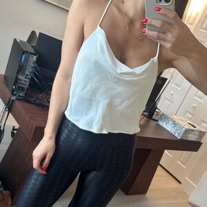 Zara White Camisole Top